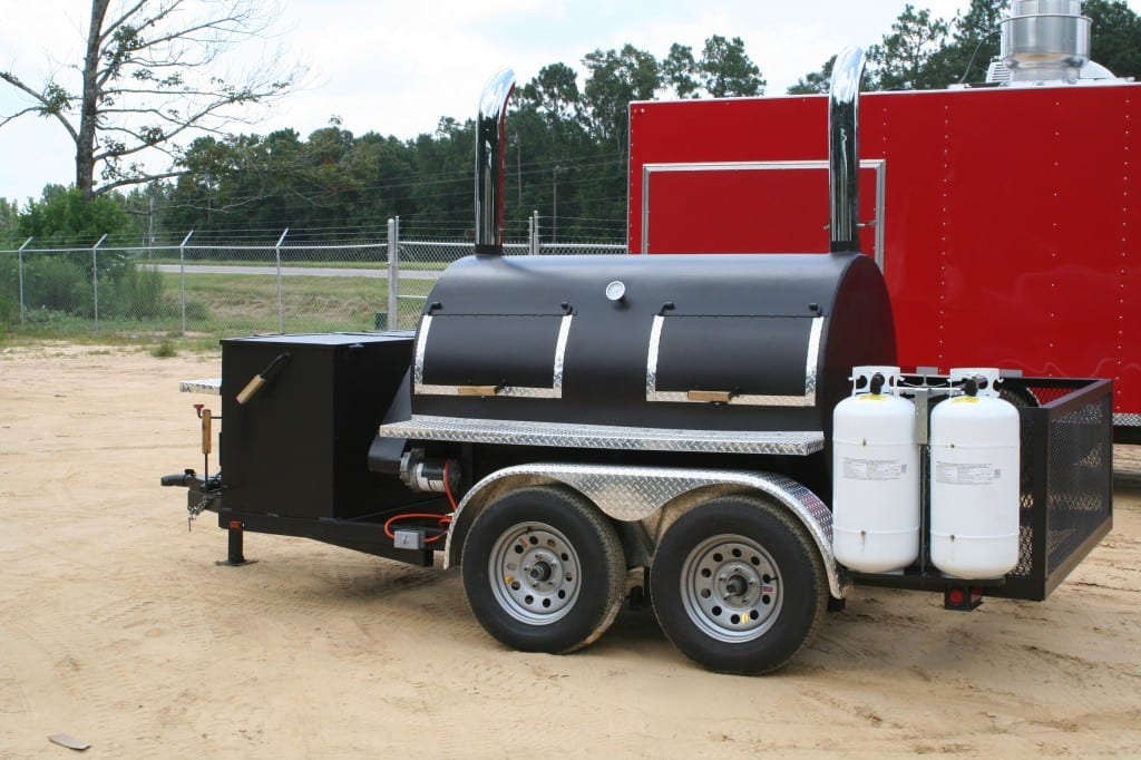 BBQ Smoker Trailer Unit Russell Concession